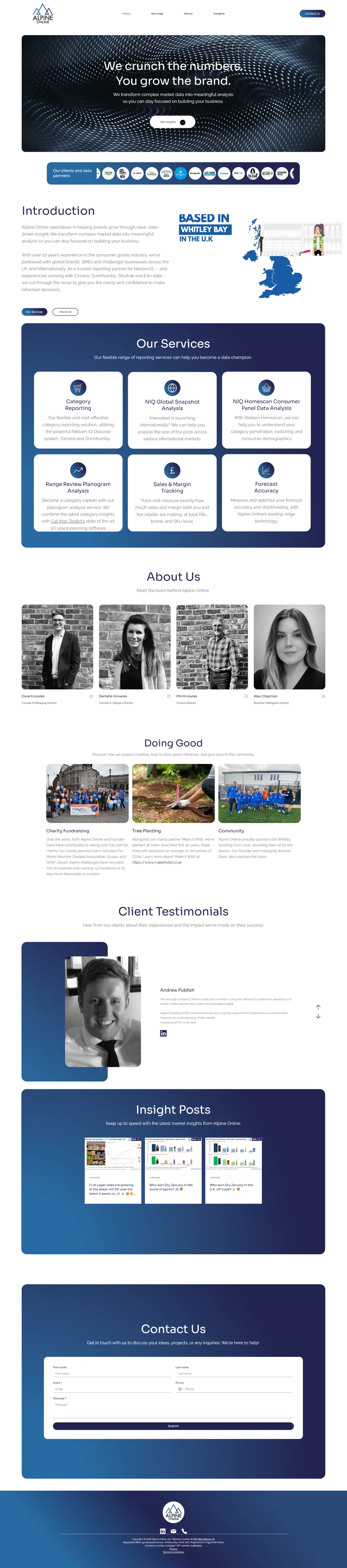 Alpine Online — website by Websylime