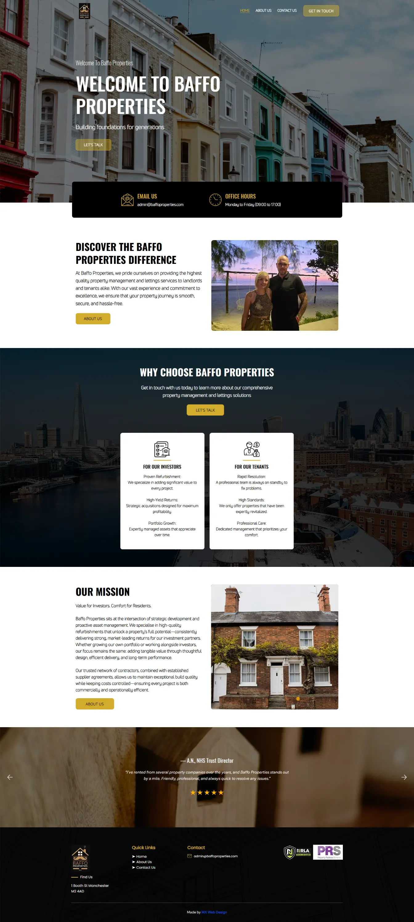 Baffo Properties — website by Websylime