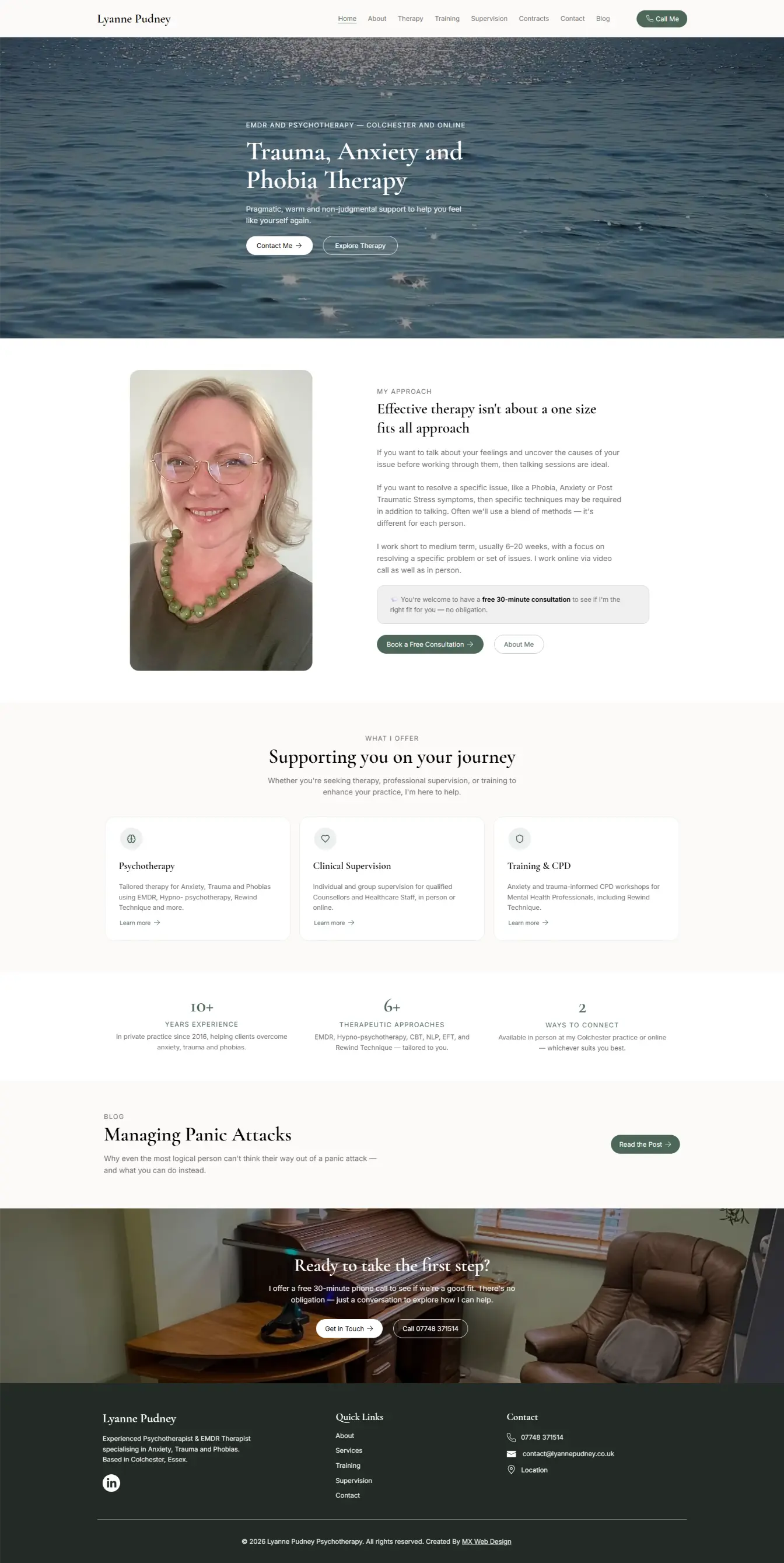 Lyanne Pudney Psychotherapy — website by Websylime