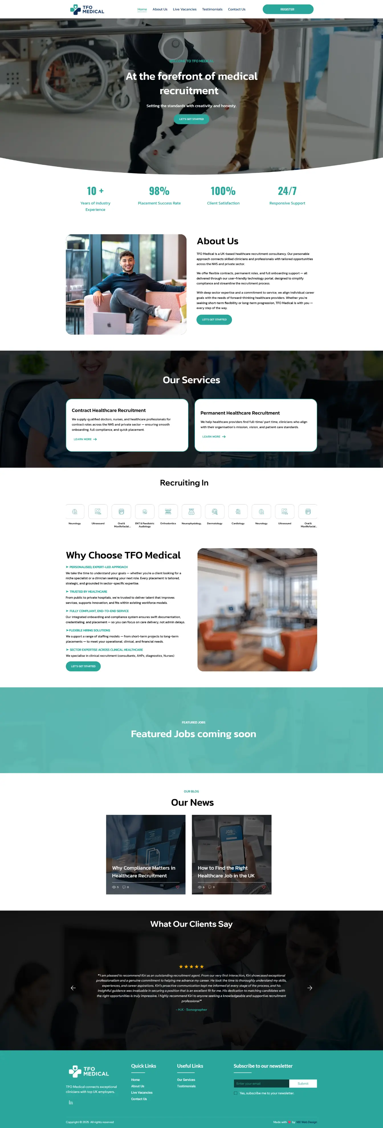 TFO Medical — website by Websylime